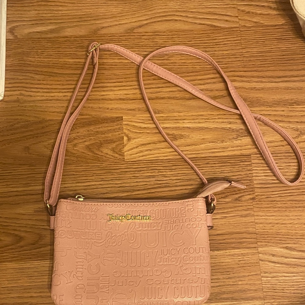 Juicy Couture Blush Embossed Crossbody Bag